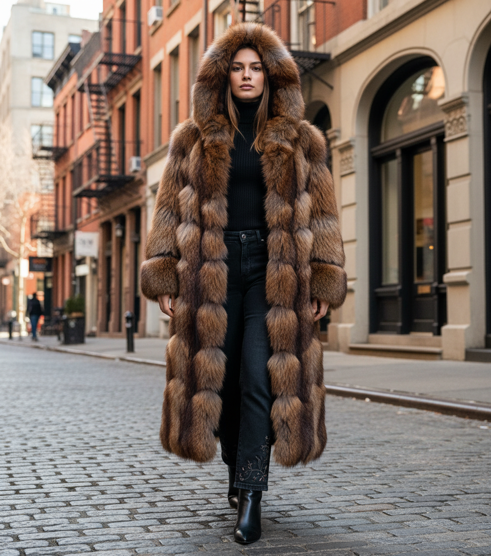 Faux Fox Fur Editorial NYC - Front