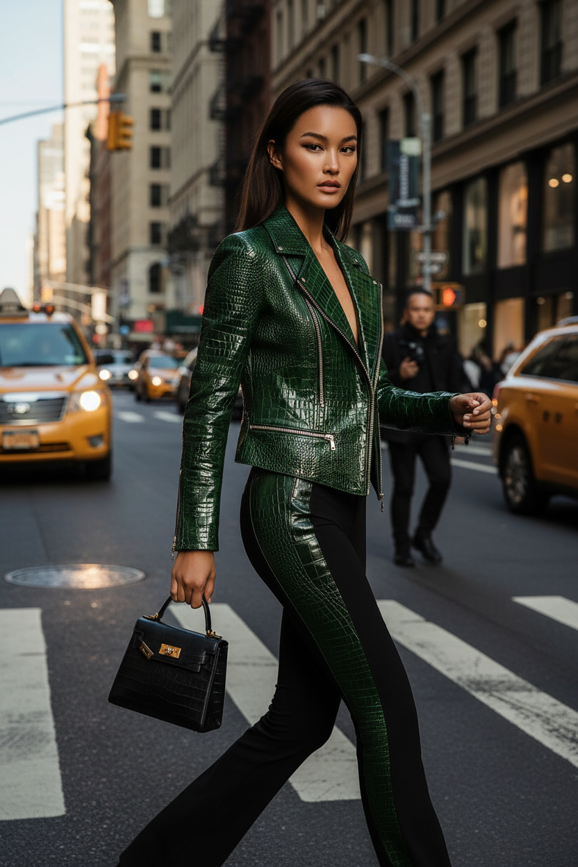 Editorial street style - in motion