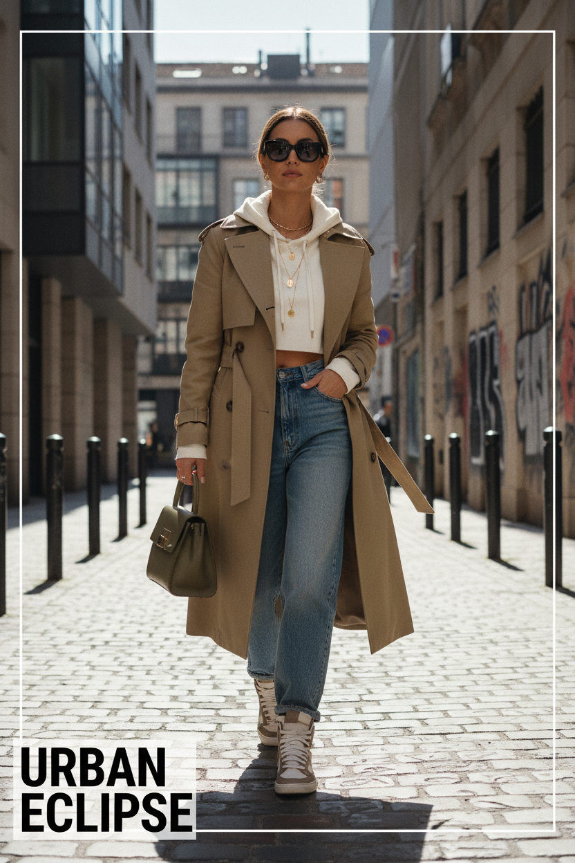 Urban Editorial - Khaki Trench